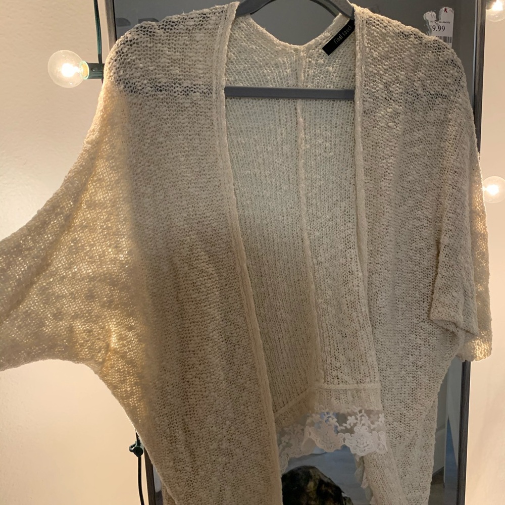 Simple open cardigan